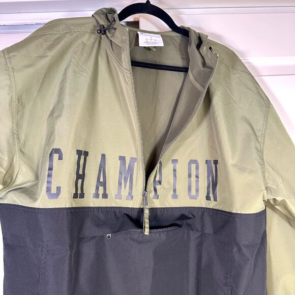 Champion Color-blocked Packable Half-zip Scuba Hood Jacket - L - Picture 9 of 14